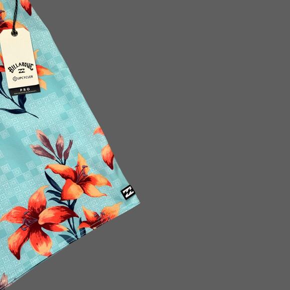 Billabong Sundays Pro 19" Boardshorts Coastal Blue NWT Size 38 - Picture 2 of 8